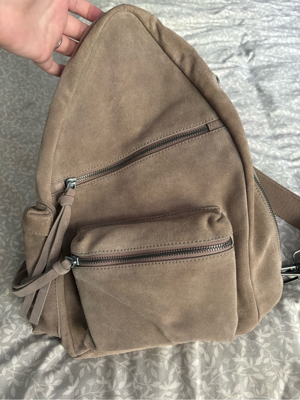 Free People Oxford Suede Sling Bag